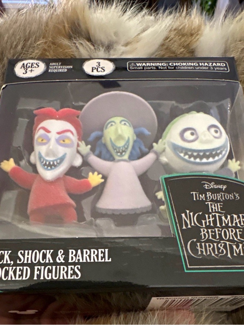 Shock, Shock & Barrel 3-Pack Flocked Figures